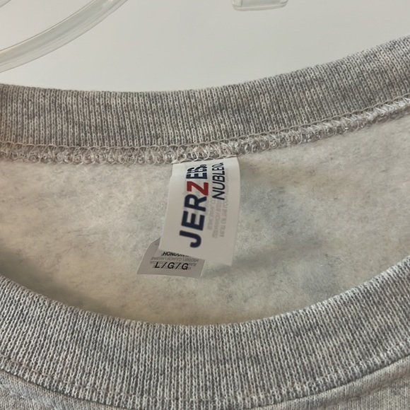 Jerzees Ohio State sweatshirt size large  heather gray active pull over sports - Picture 3 of 15